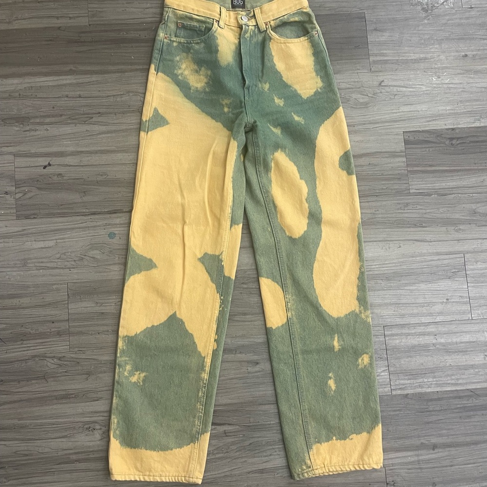 Urban Outfitters Yellow and Green Denim